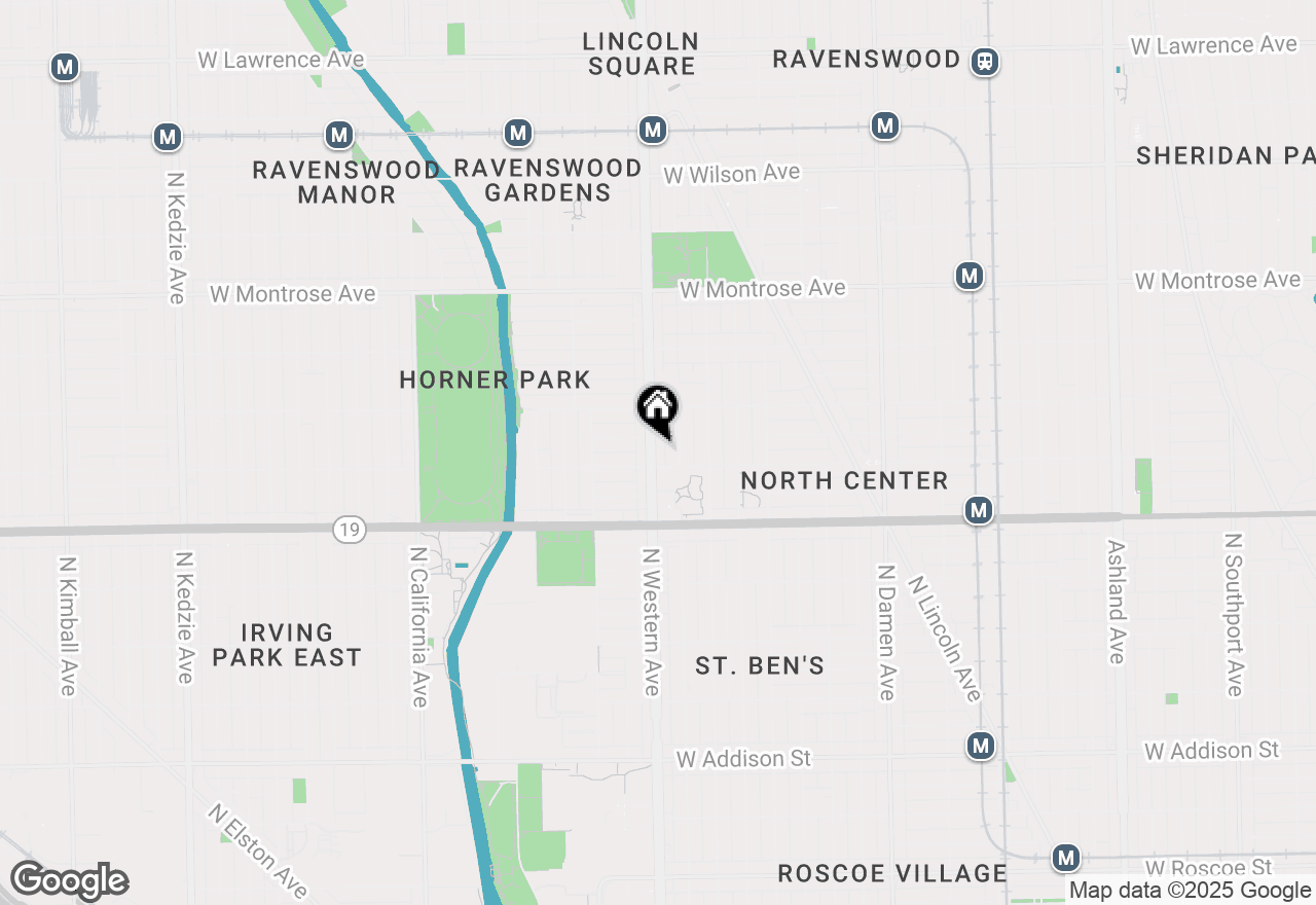 Map of 4113 N Western Avenue #4, Chicago, IL 60618