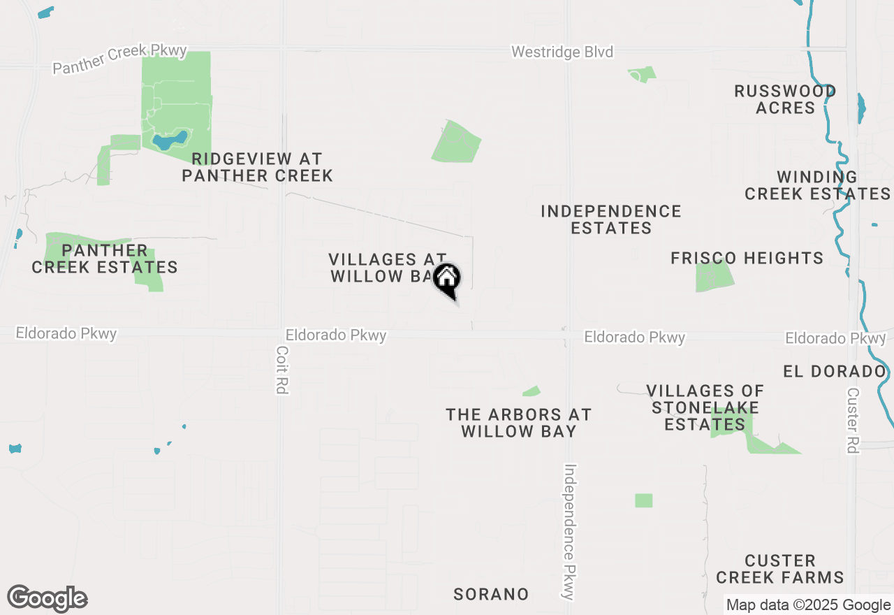 Map of 13655 Lincolnshire Lane, Frisco, TX 75035