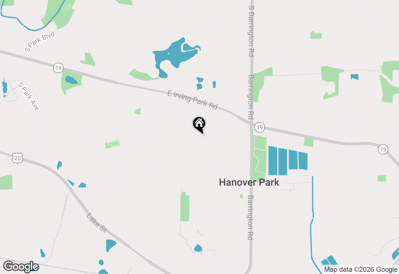 Map of 1861 Hollywood Avenue, Hanover Park, IL 60133