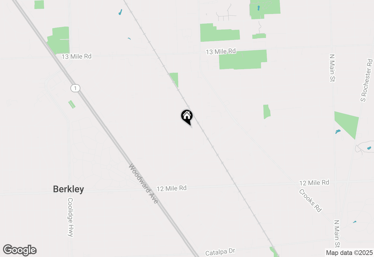 Map of 2432 Maplewood Avenue, Royal Oak, MI 48073