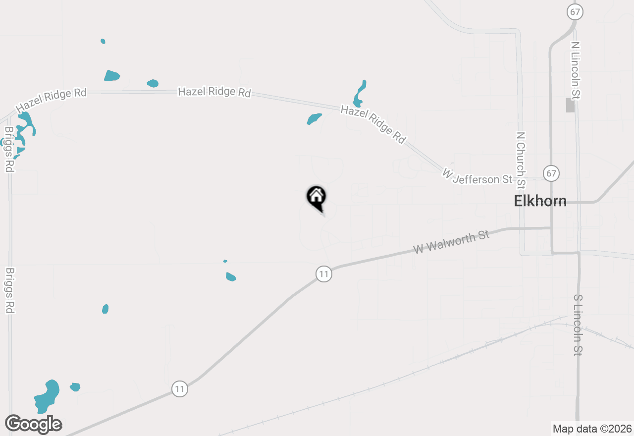 Map of 1157 Bluestem Ct, Elkhorn, WI 53121