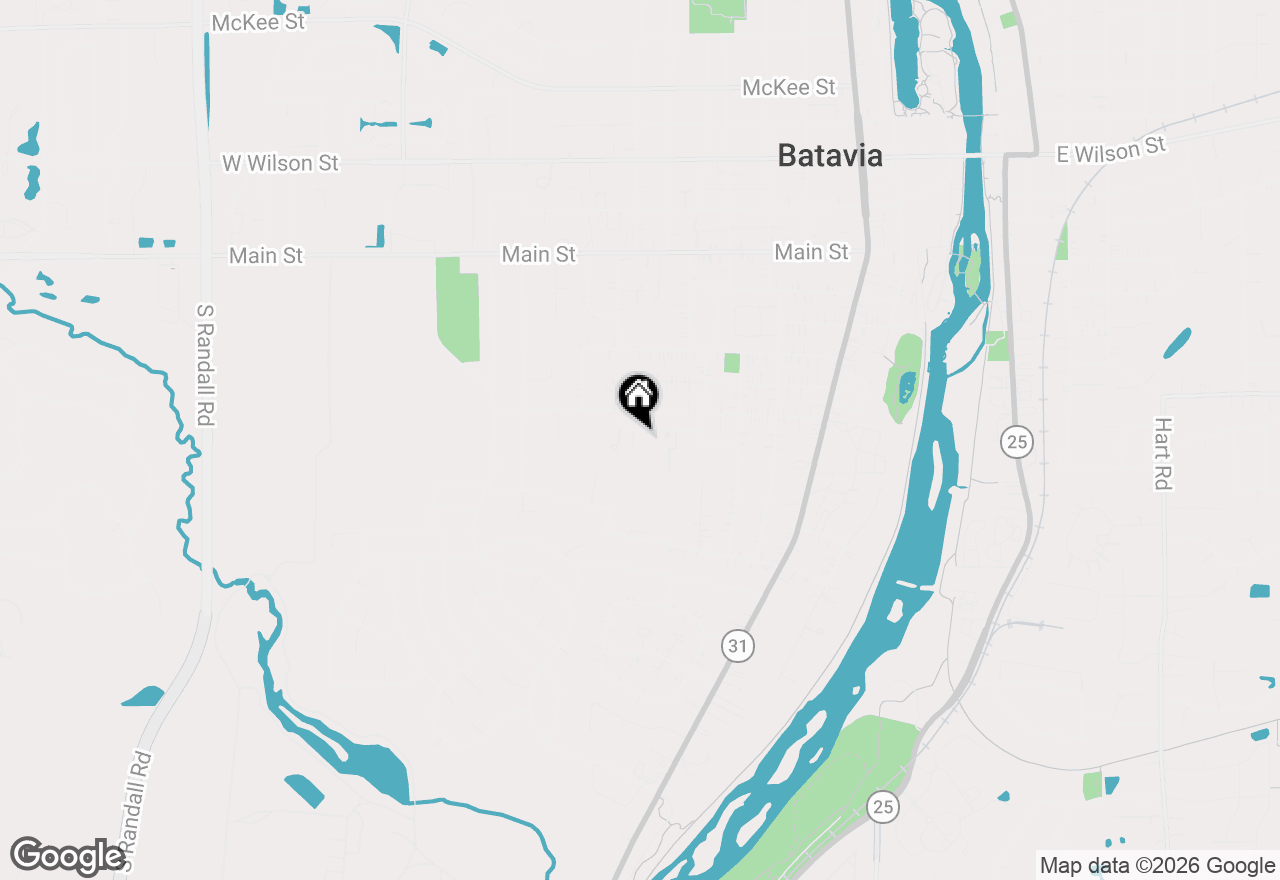 Map of 830 Garfield Avenue #UP, Batavia, IL 60510