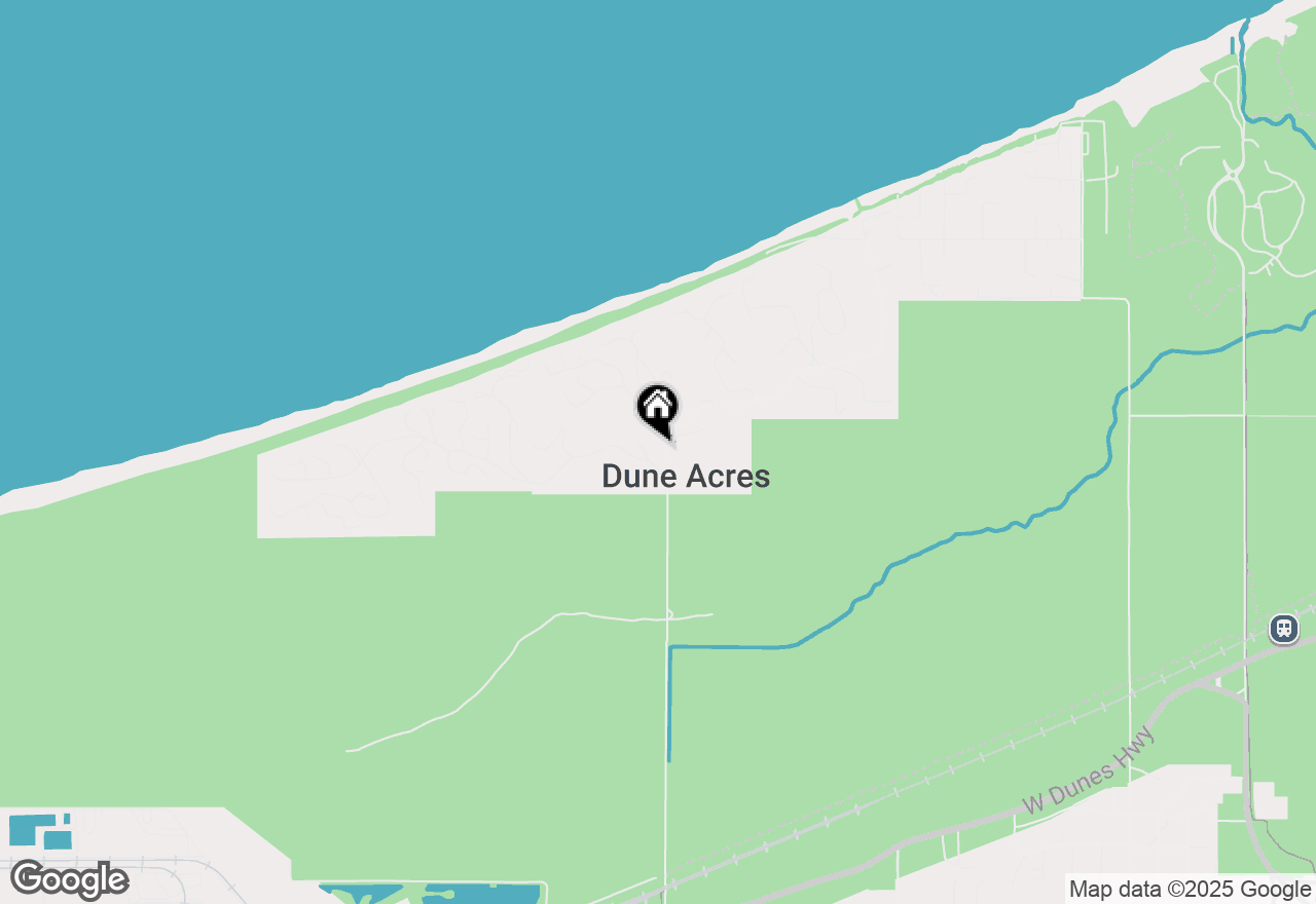 Map of 6 West Road, Dune Acres, IN 46304