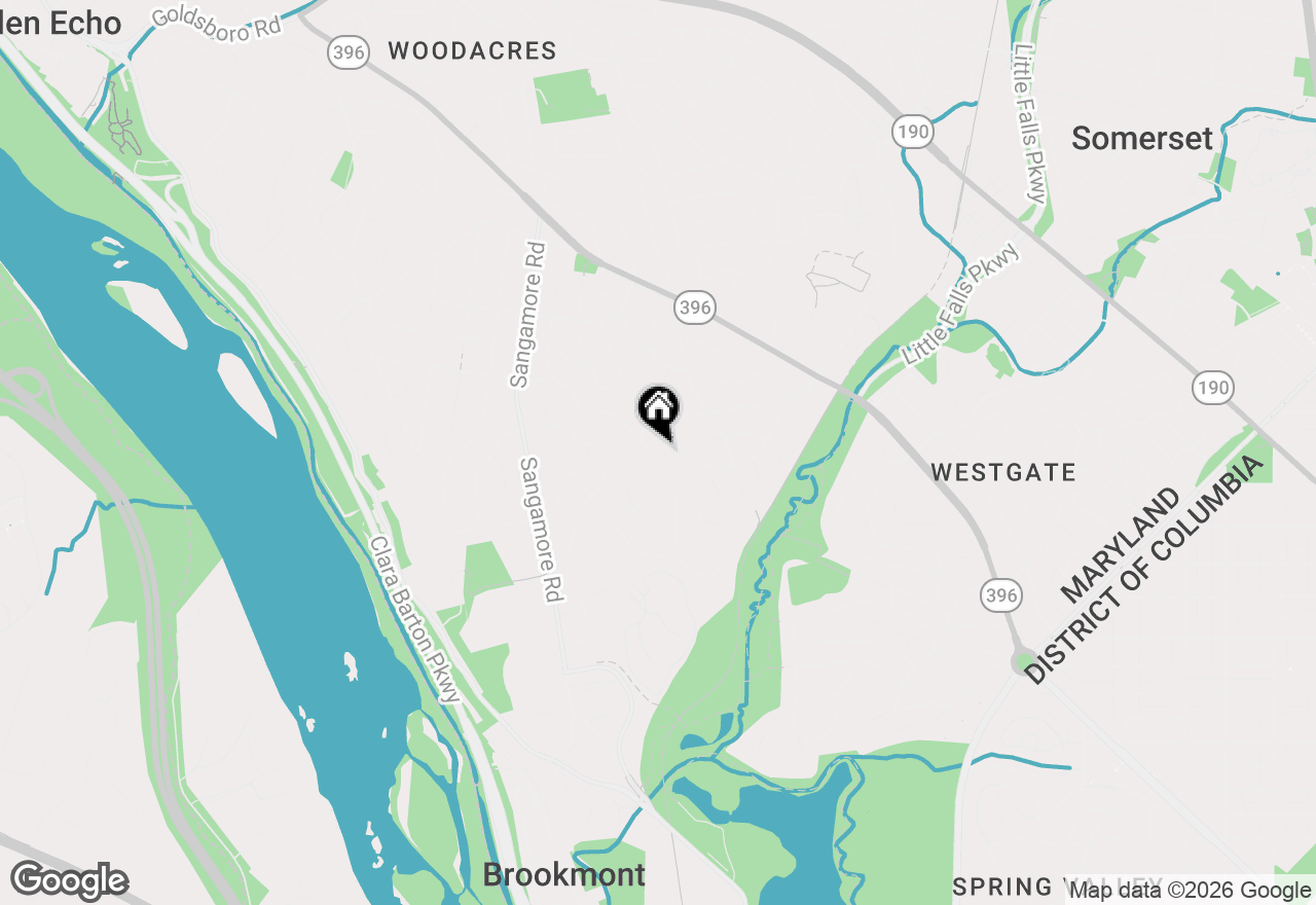 Map of 5013 Scarsdale Road, Bethesda, MD 20816