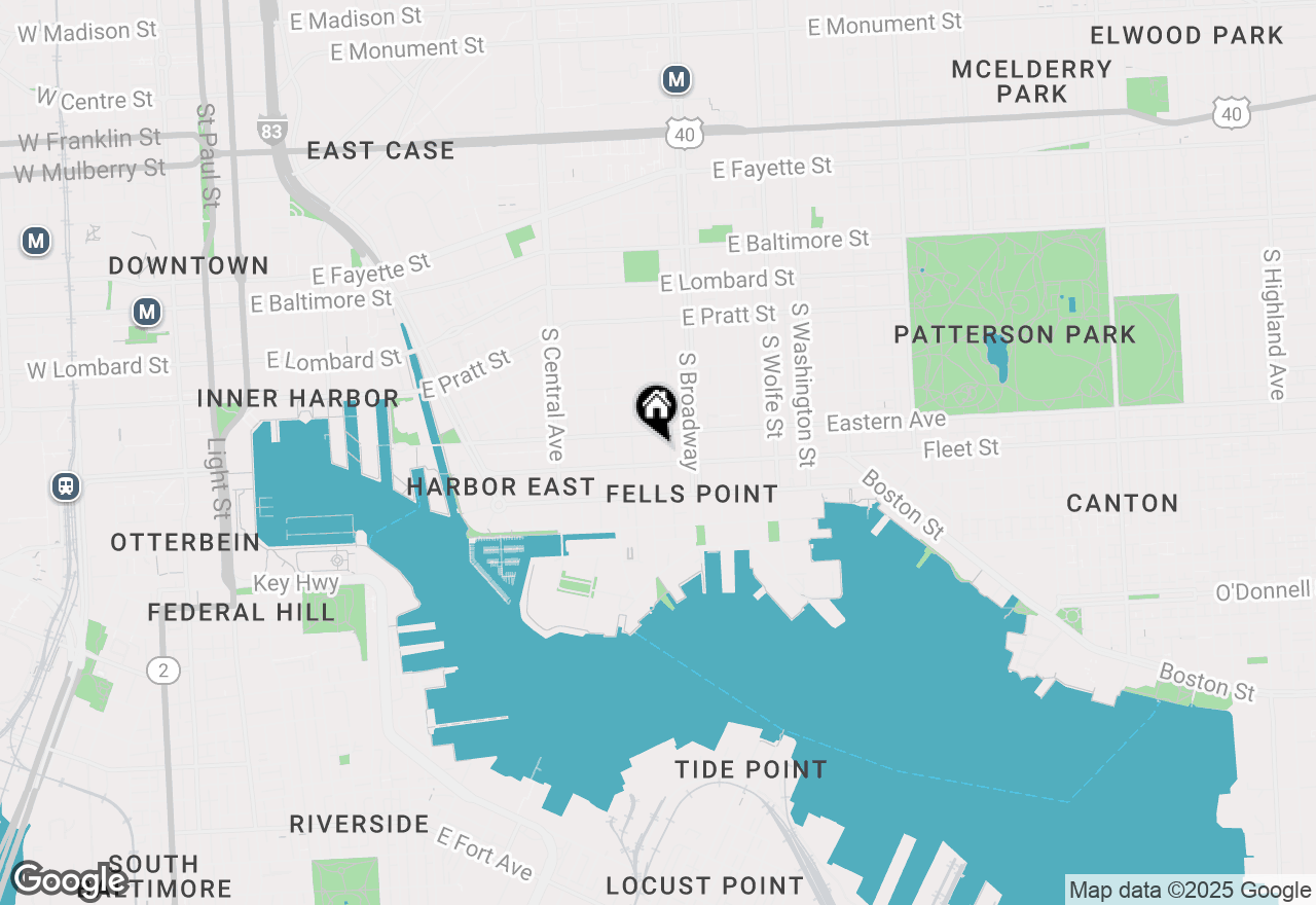 Map of 511 S Bond Street #206, Baltimore, MD 21231