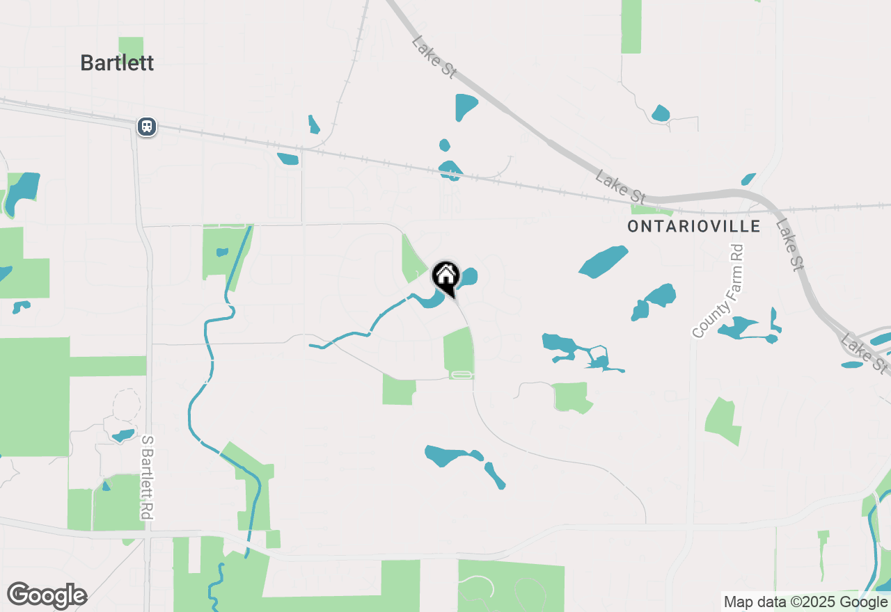 Map of 834 Bay Court, Bartlett, IL 60103