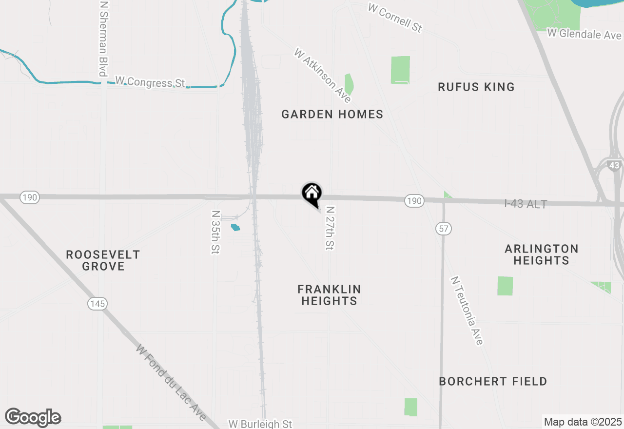 Map of 3957 N 28th St, Milwaukee, WI 53216