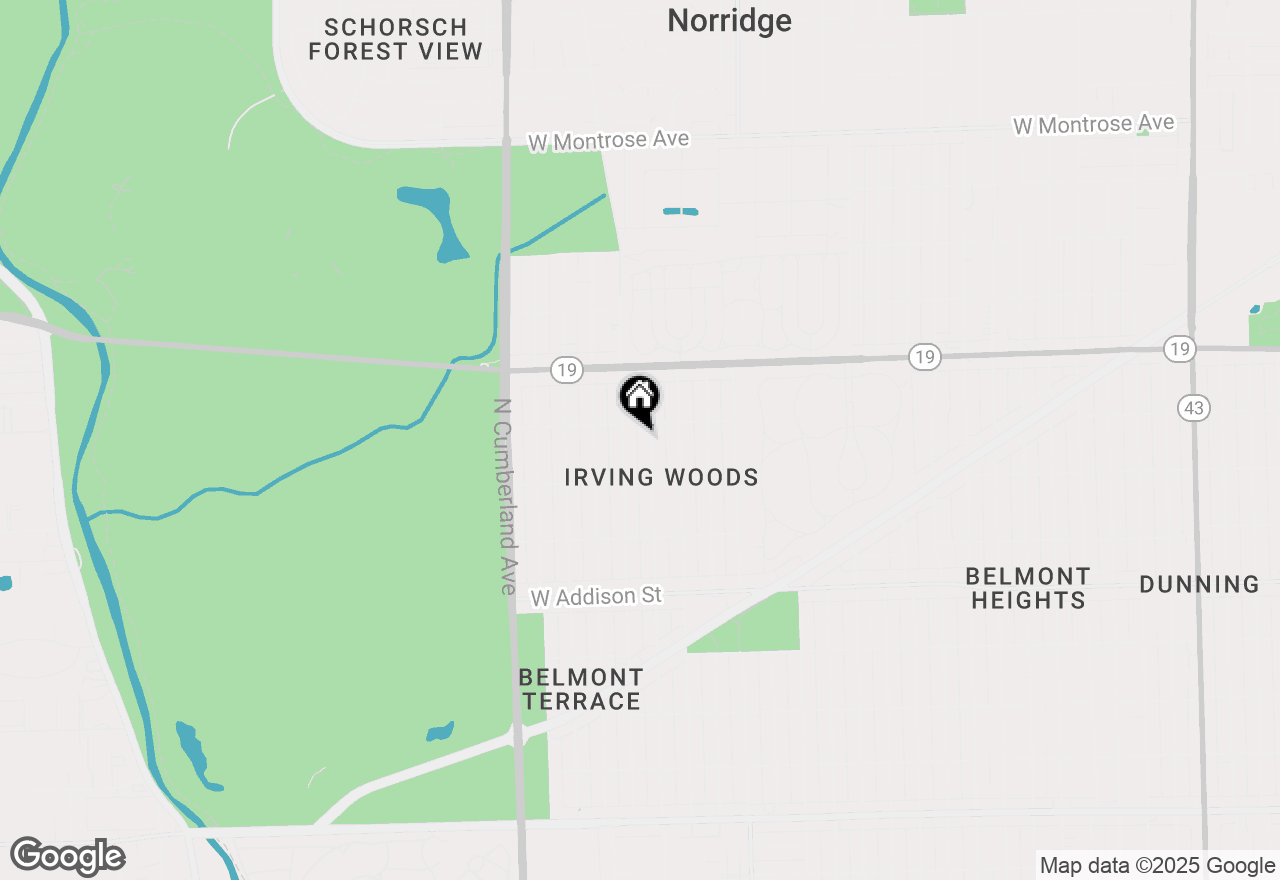 Map of 3842 N Paris Avenue, Chicago, IL 60634