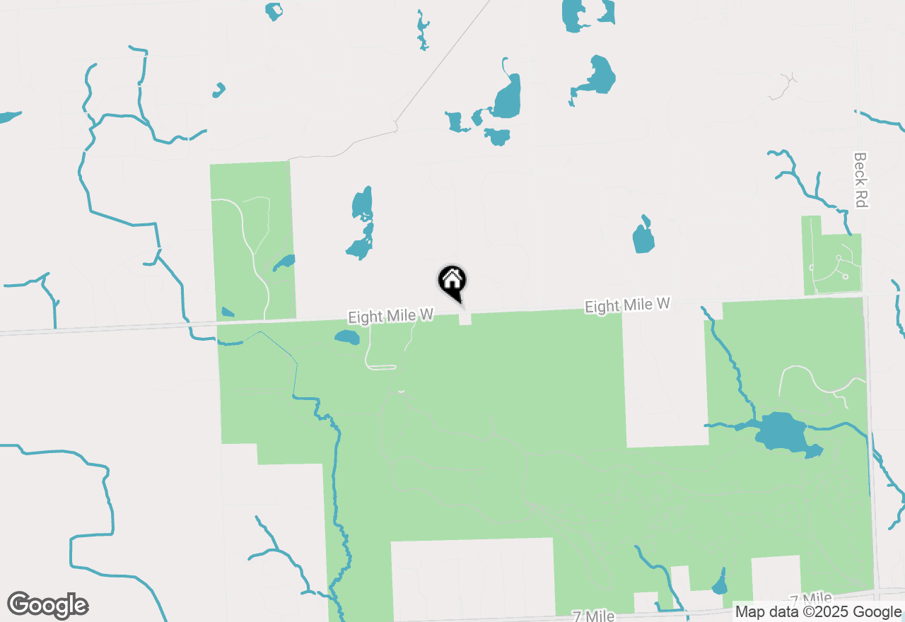 Map of 49730 8 Mile Road, Northville, MI 48167
