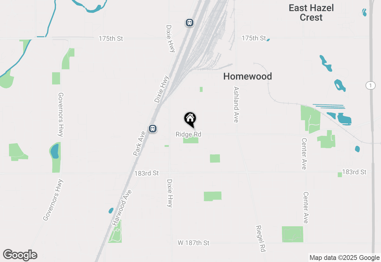 Map of 1820 Ridge Road #213, Homewood, IL 60430