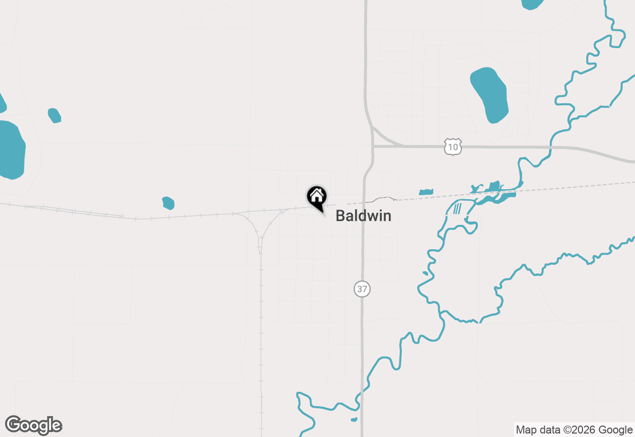 Map of 575 Eighth Street, Baldwin, MI 49304
