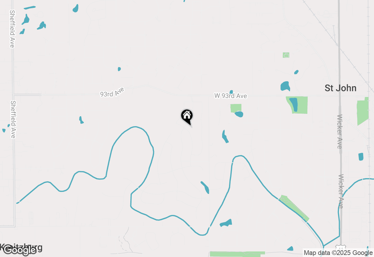 Map of 9560 Tall Grass Trail, St. John, IN 46373