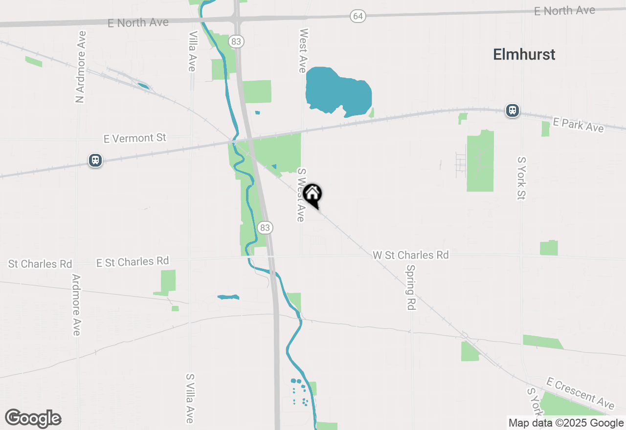 Map of 255 S West Avenue #309, Elmhurst, IL 60126