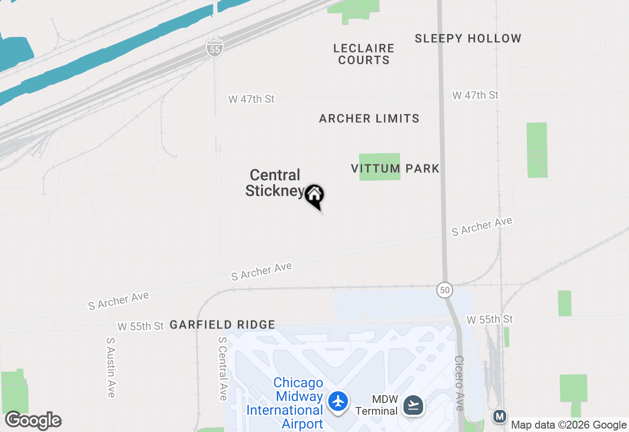 Map of 5110 S Latrobe Avenue, Chicago, IL 60638