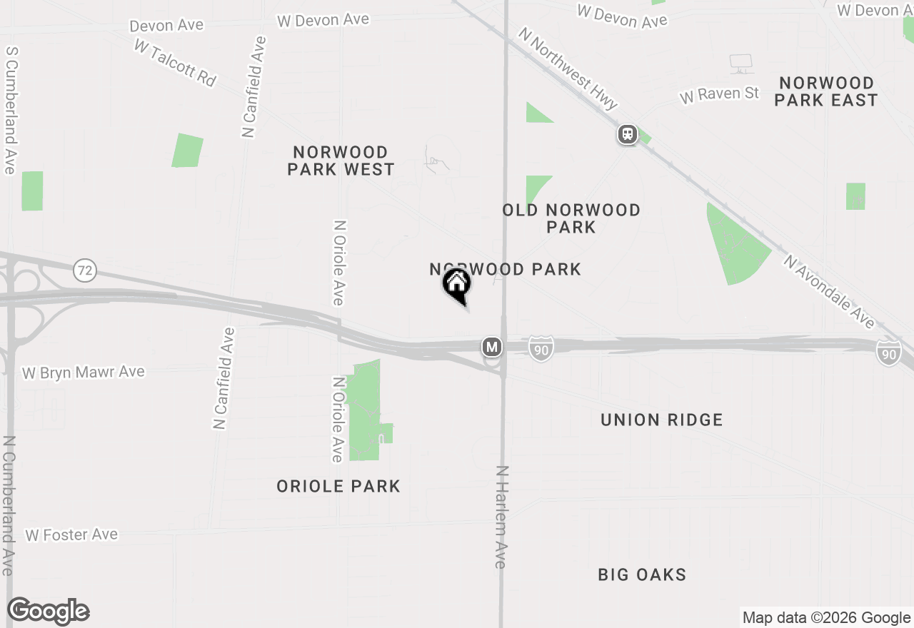 Map of 7306 W Olive Avenue, Chicago, IL 60631