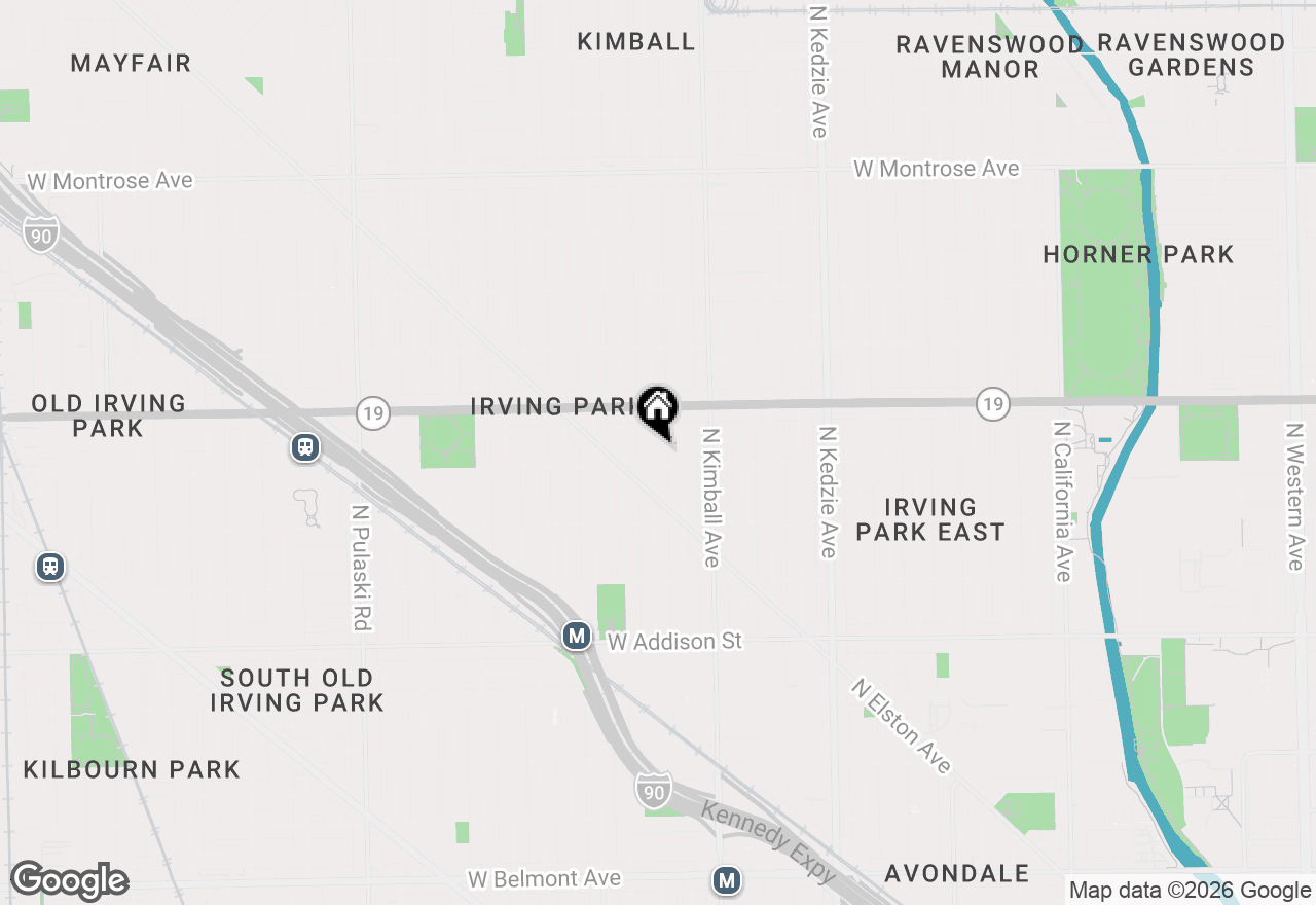 Map of 3911 N Saint Louis Avenue, Chicago, IL 60618