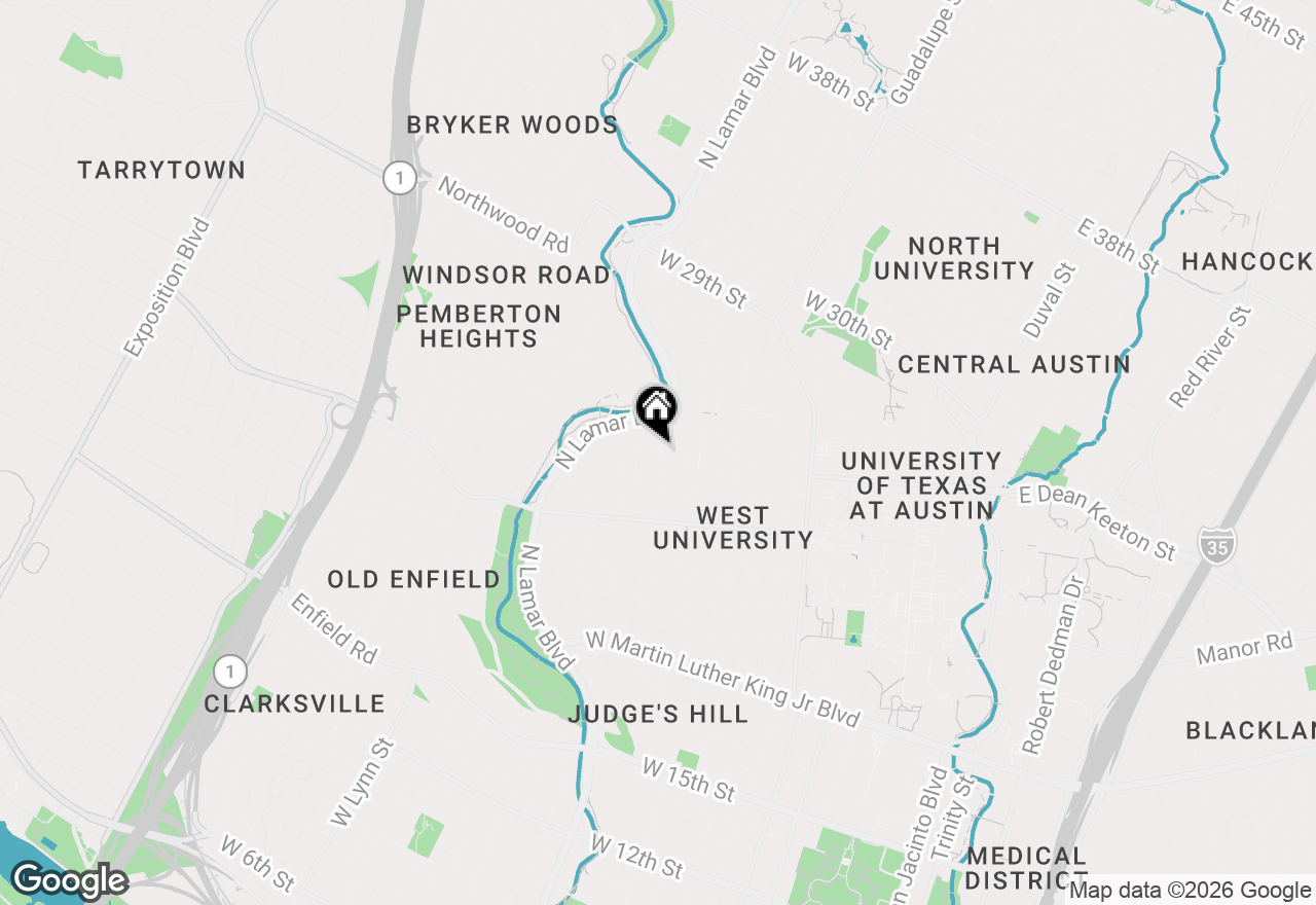 Map of 2510 San Gabriel St #303-A, Austin, TX 78705