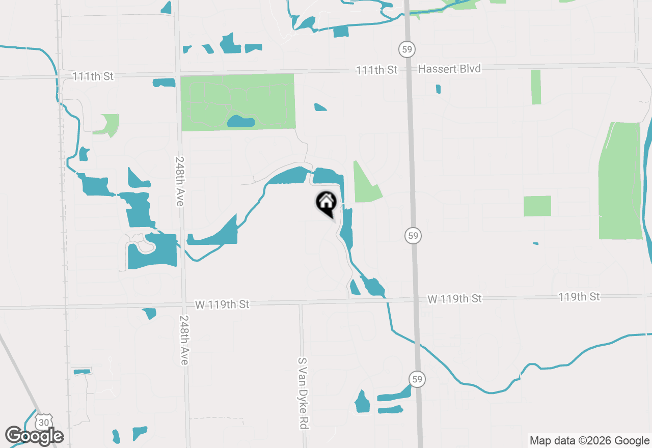 Map of 24303 Linden Lane, Plainfield, IL 60585