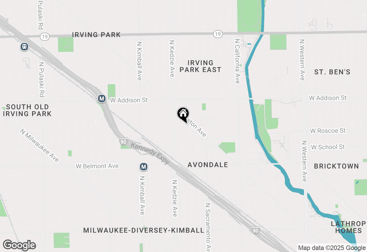 Map of 3431 N Troy Street, Chicago, IL 60618