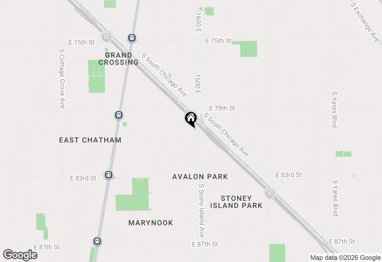 Map of 8015 S Harper Avenue, Chicago, IL 60619