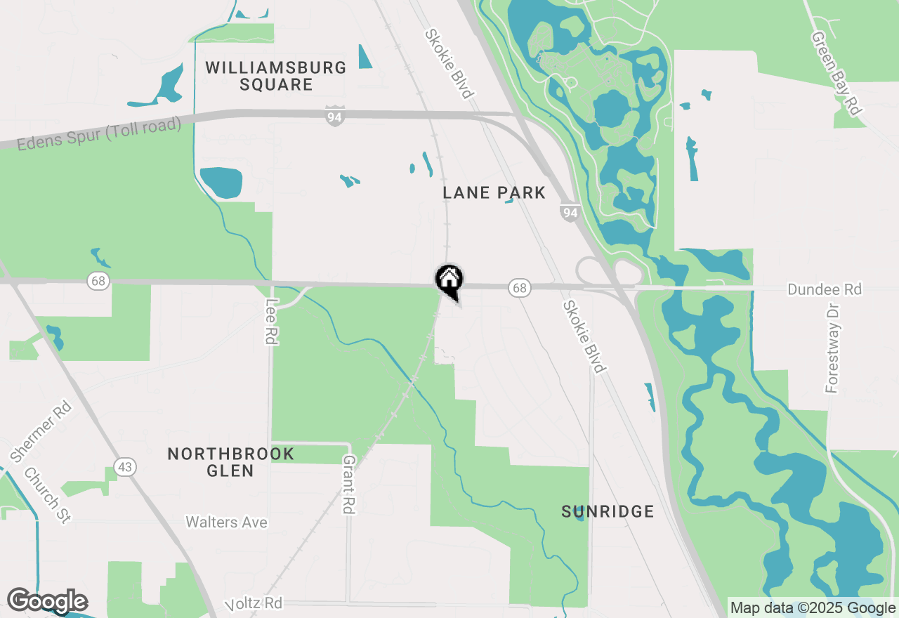 Map of 731 Lexington Court, Northbrook, IL 60062