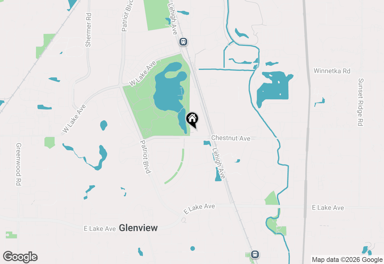 Map of 2300 Chestnut Avenue #205, Glenview, IL 60026