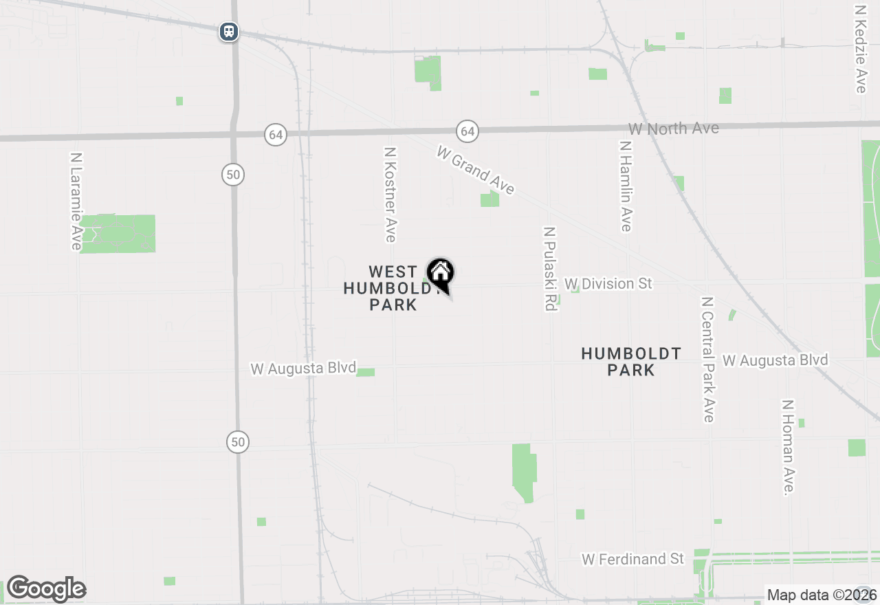 Map of 4250 W Haddon Avenue, Chicago, IL 60651