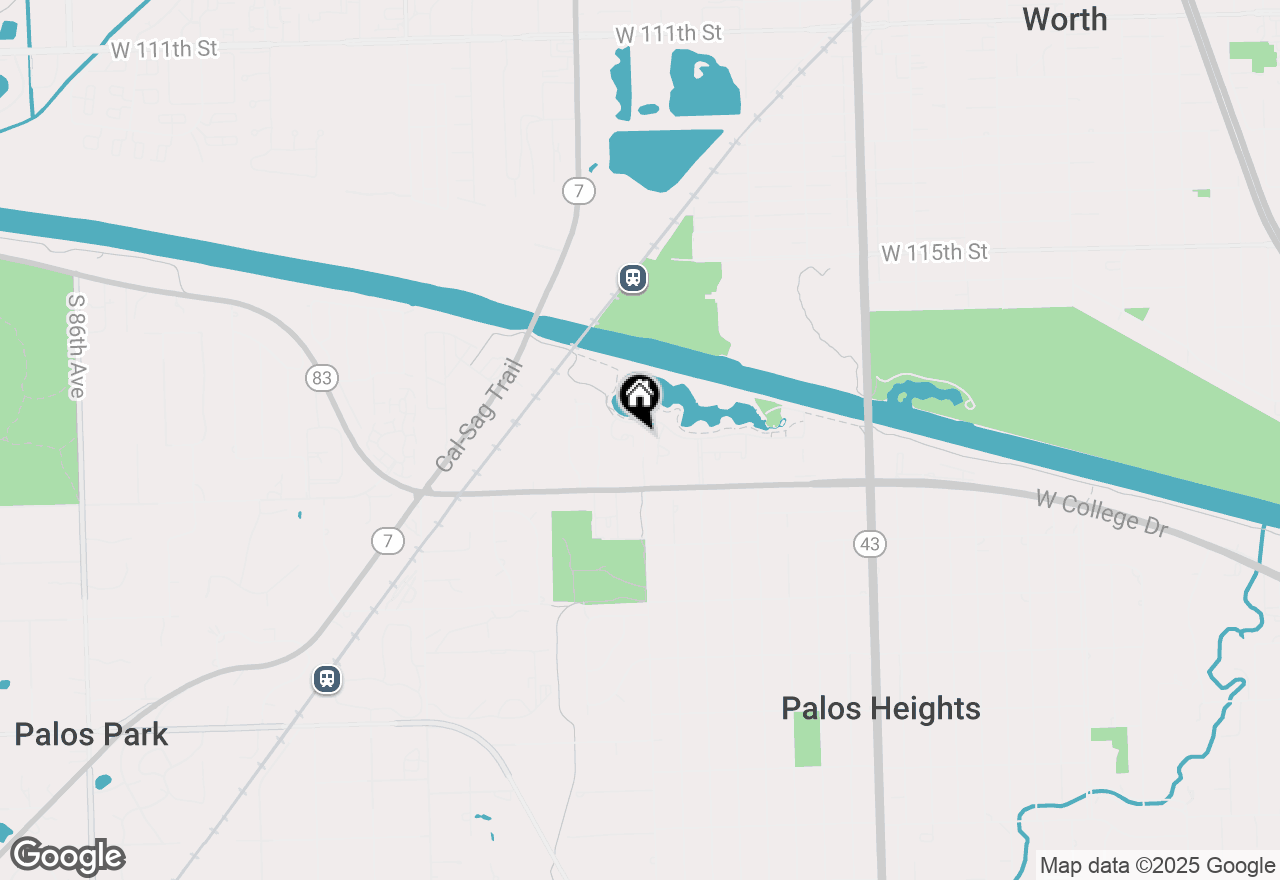 Map of 26 Lake Katherine Way, Palos Heights, IL 60463