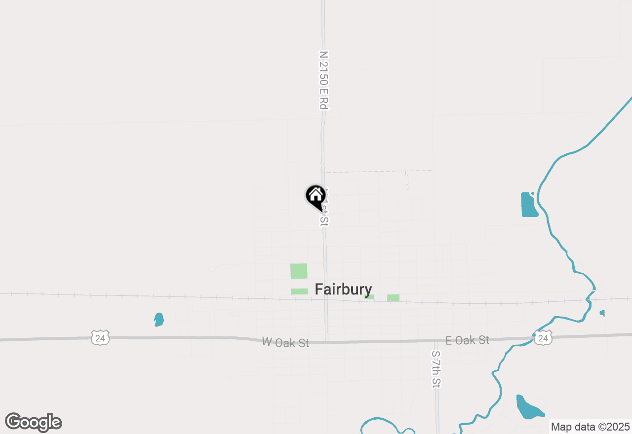 Map of 511 Stanley Road N, Fairbury, IL 61739