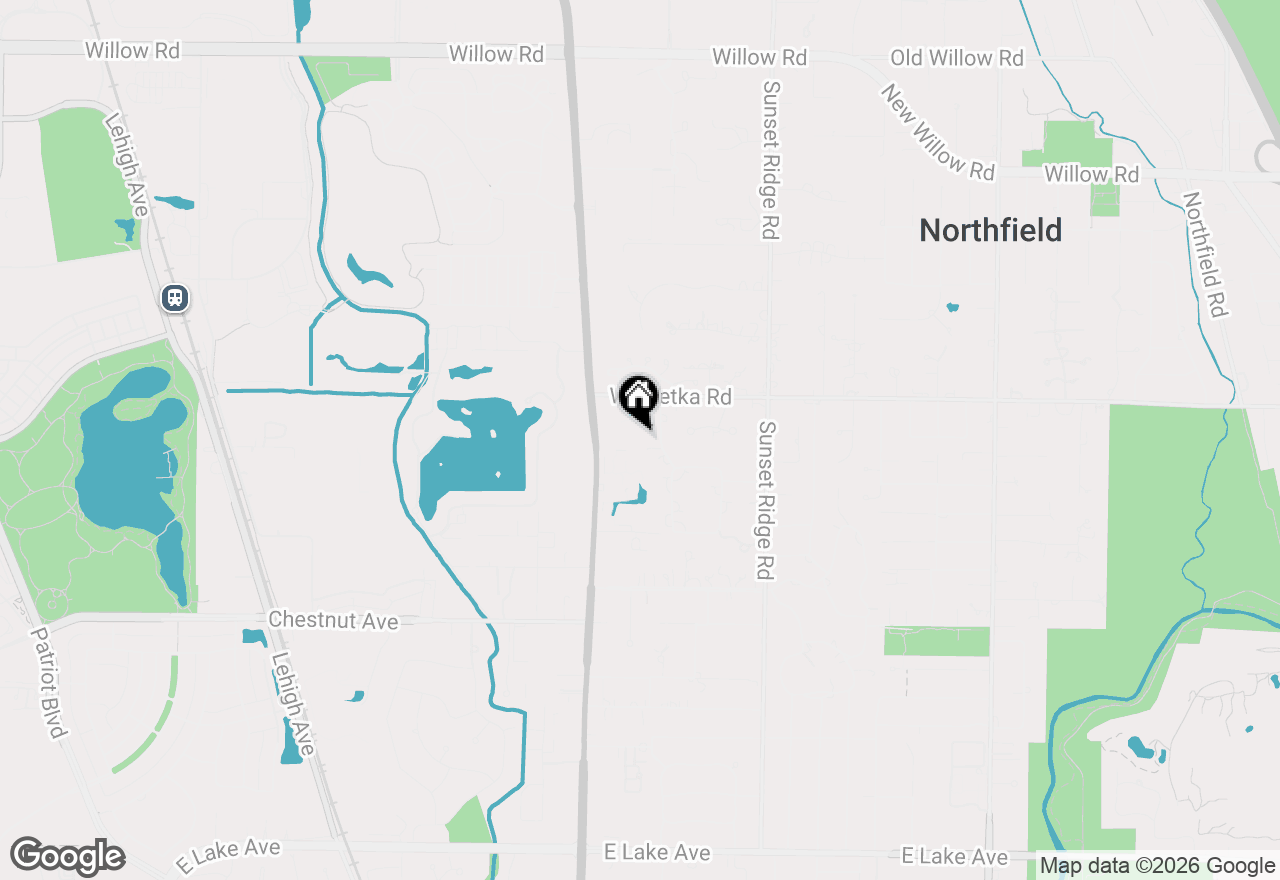 Map of 1569 Winnetka Road, Glenview, IL 60025