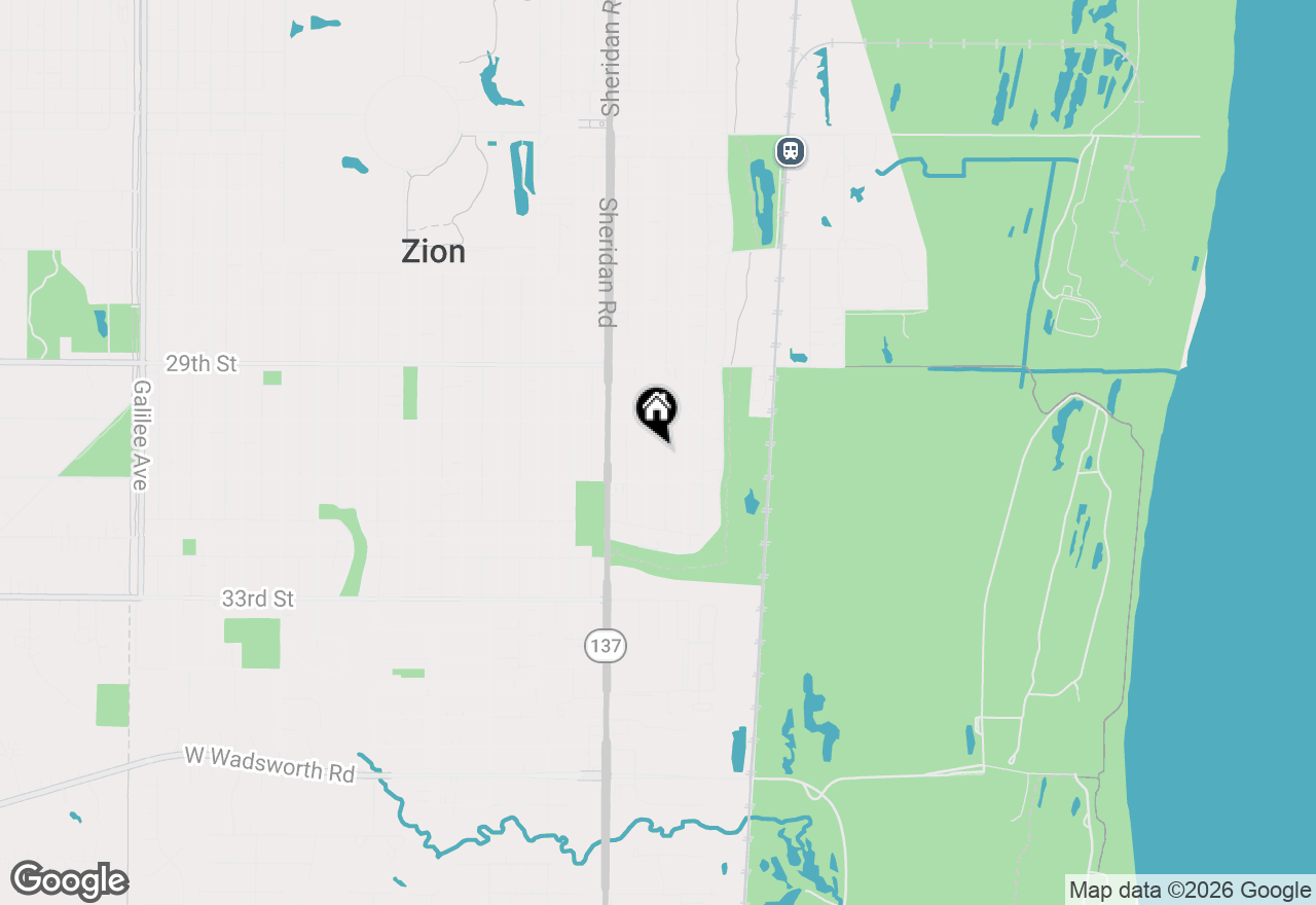 Map of 3013 Elim Avenue, Zion, IL 60099