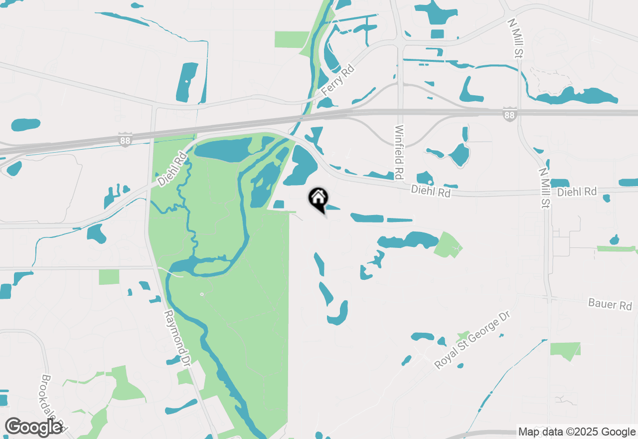 Map of 1617 Imperial Circle, Naperville, IL 60563