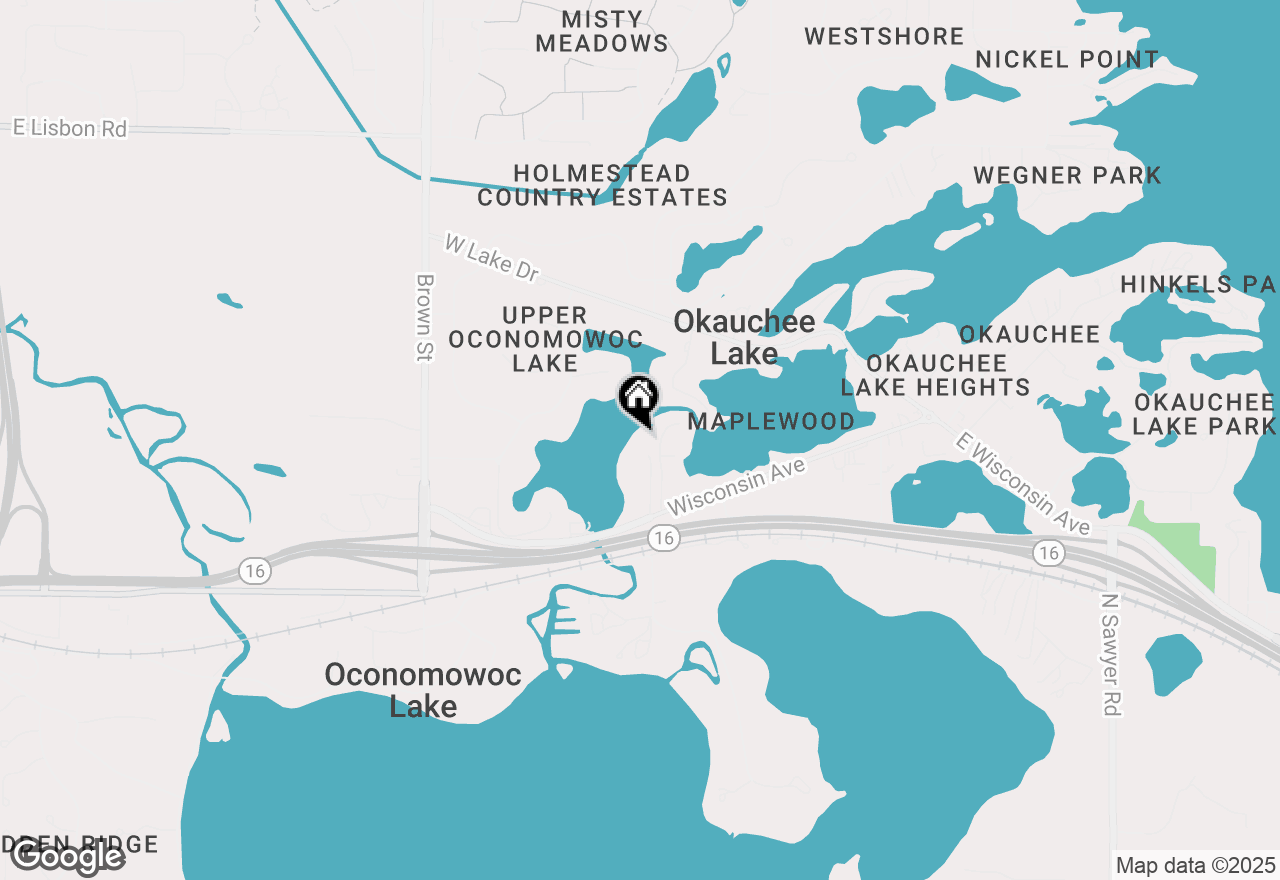 Map of W355N5055 Lakeview Ct, Oconomowoc, WI 53066