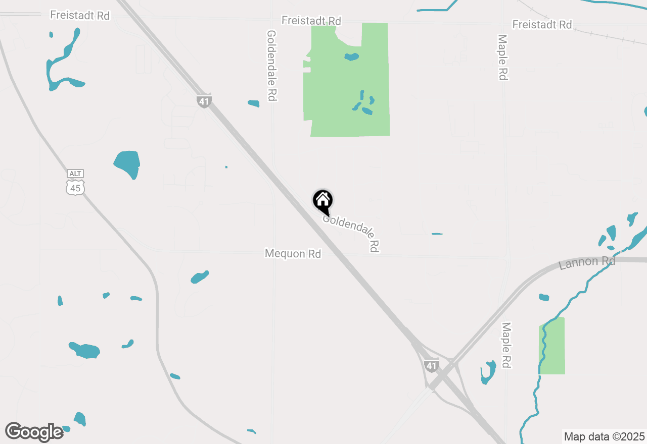 Map of W199N11307 Rosewood Ct, Germantown, WI 53022