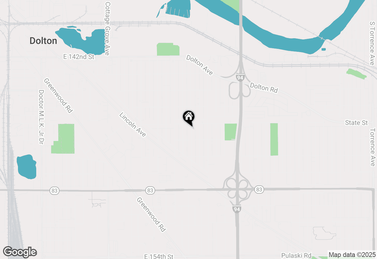 Map of 14616 Kimbark Avenue, Dolton, IL 60419