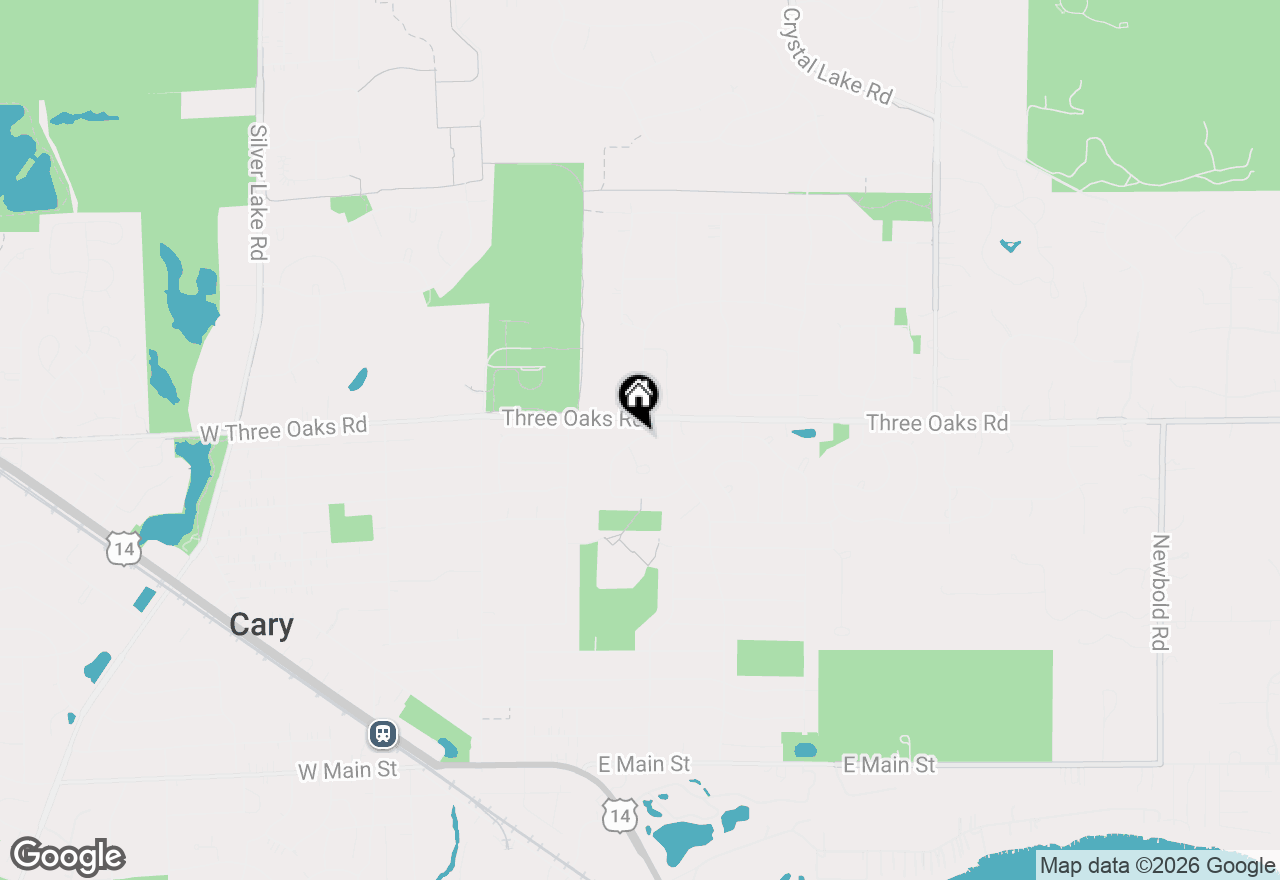 Map of 946 Pin Oak Circle, Cary, IL 60013