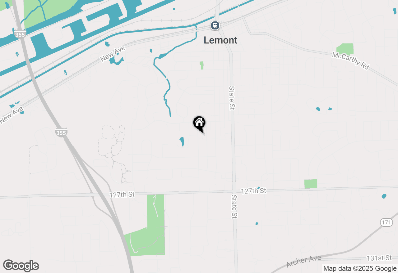 Map of 1023 Walter Street, Lemont, IL 60439