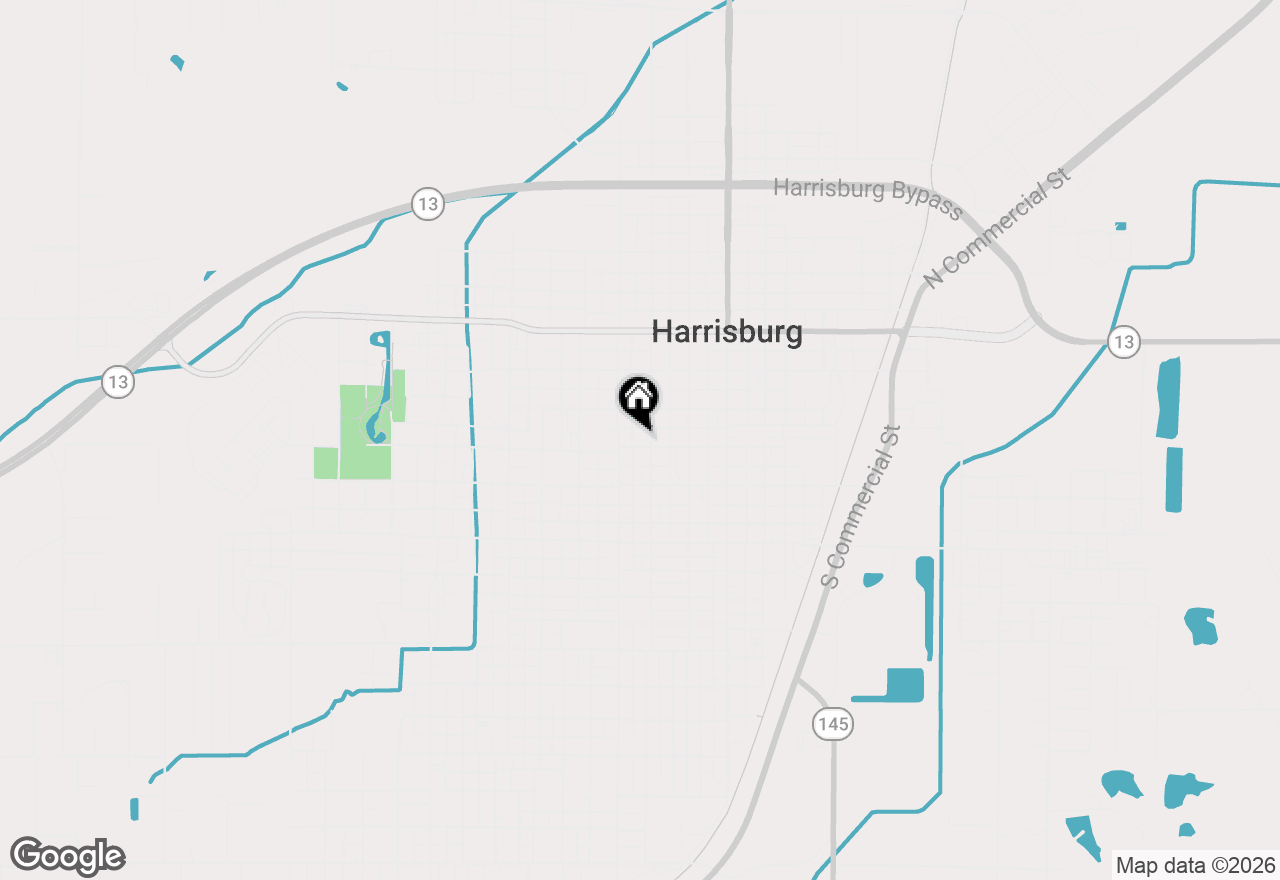 Map of 210 W Lincoln Street, Harrisburg, IL 62946