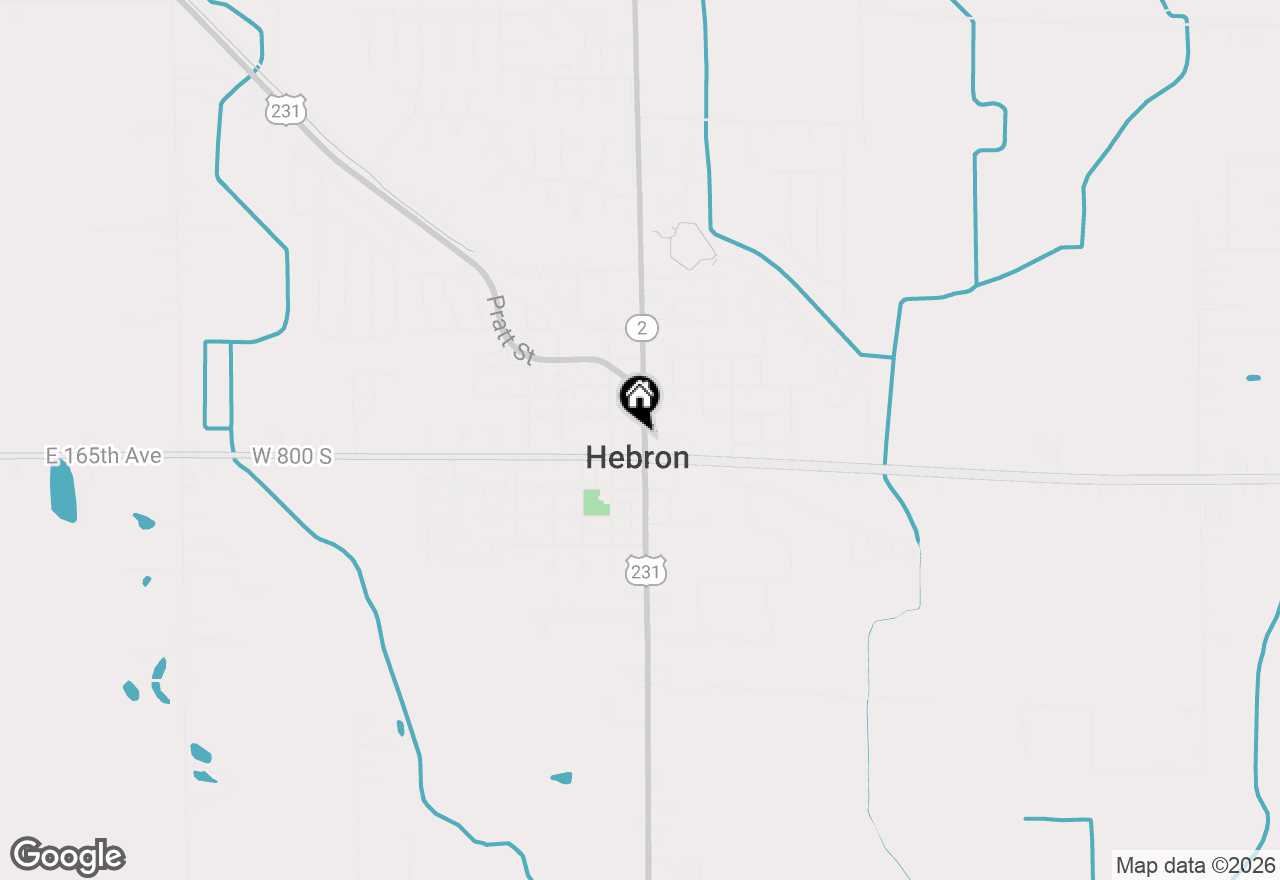 Map of 118-120 N Main Street, Hebron, IN 46341