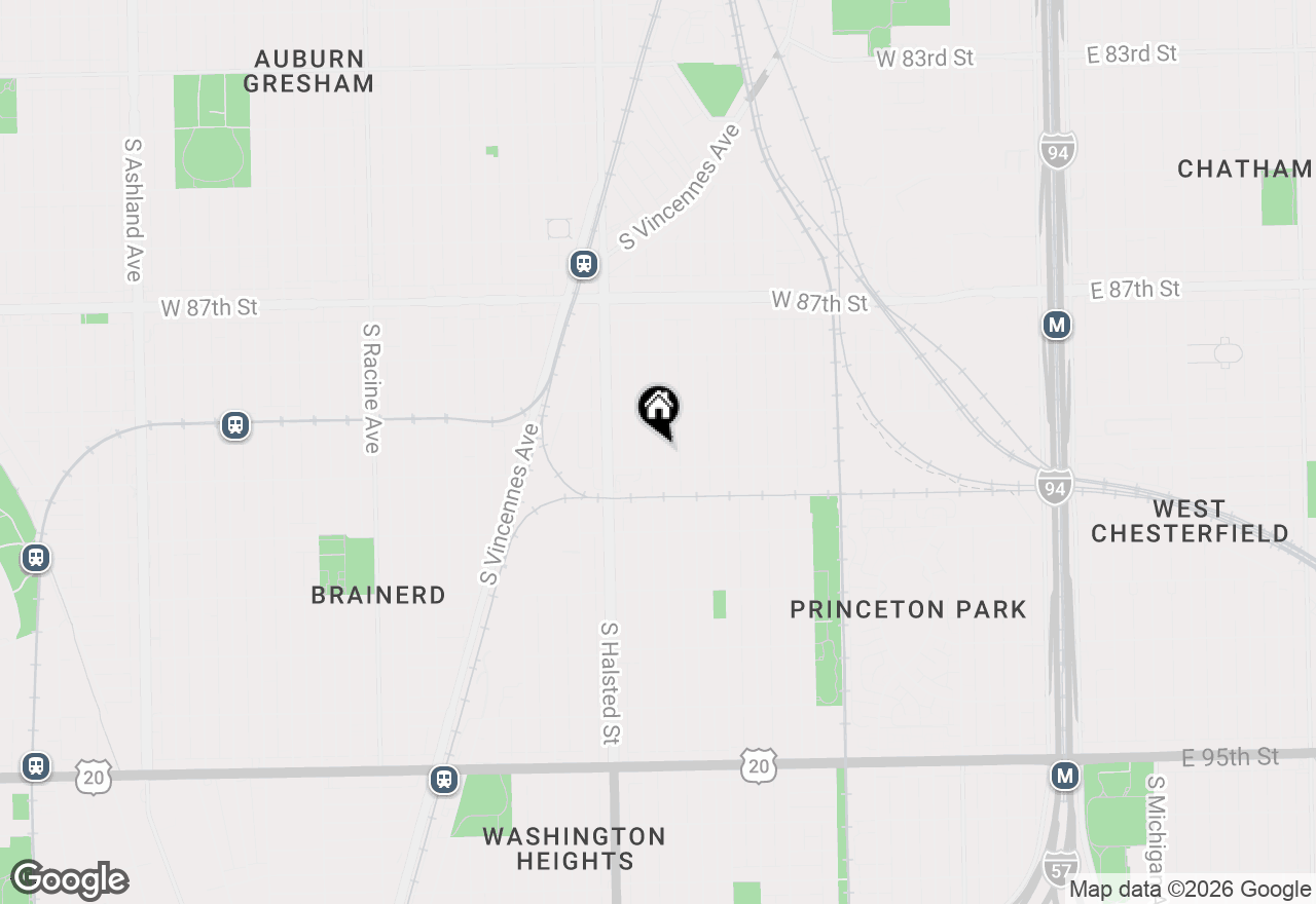 Map of 8942 S Union Avenue, Chicago, IL 60620