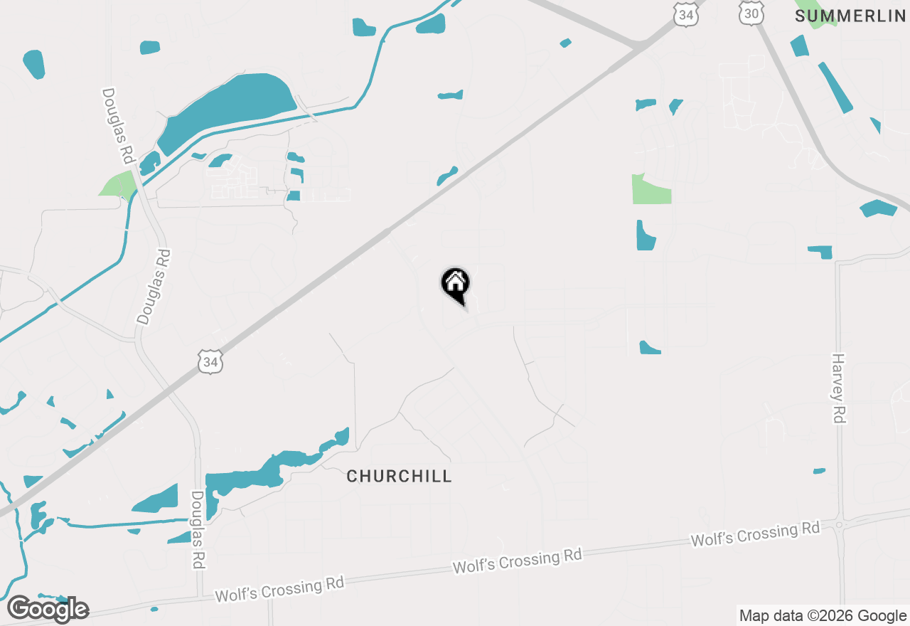 Map of 623 Queen Drive, Oswego, IL 60543