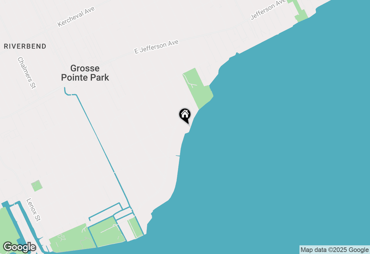 Map of 15800 Lakeview Court, Grosse Pointe Park, MI 48230
