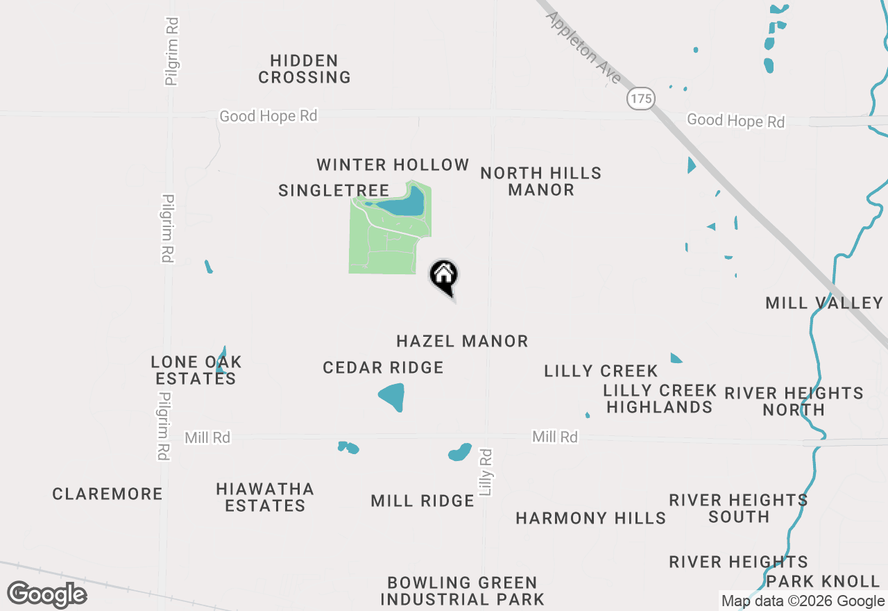 Map of W142N6728 Washington Ave, Menomonee Falls, WI 53051