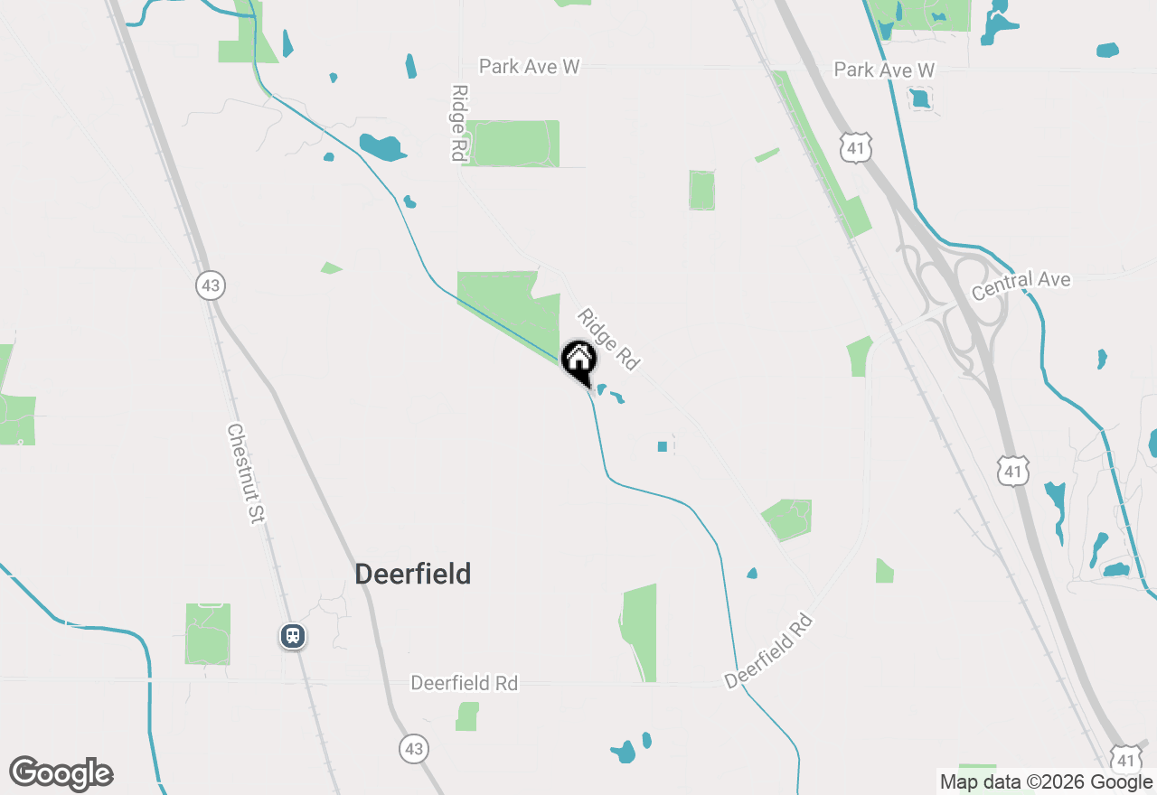 Map of 1335 Carlisle Place, Deerfield, IL 60015