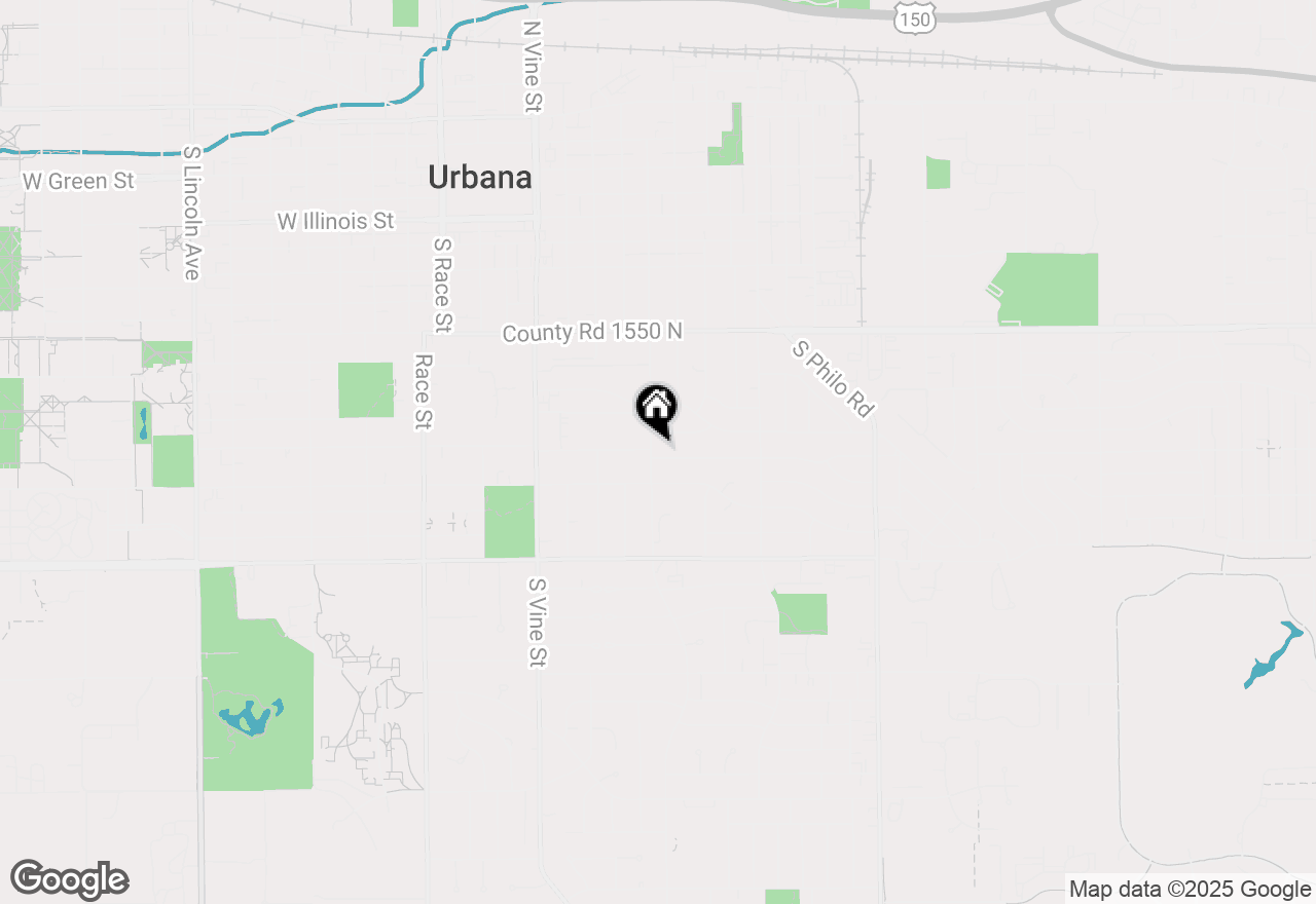 Map of 1306 S Anderson Street, Urbana, IL 61801