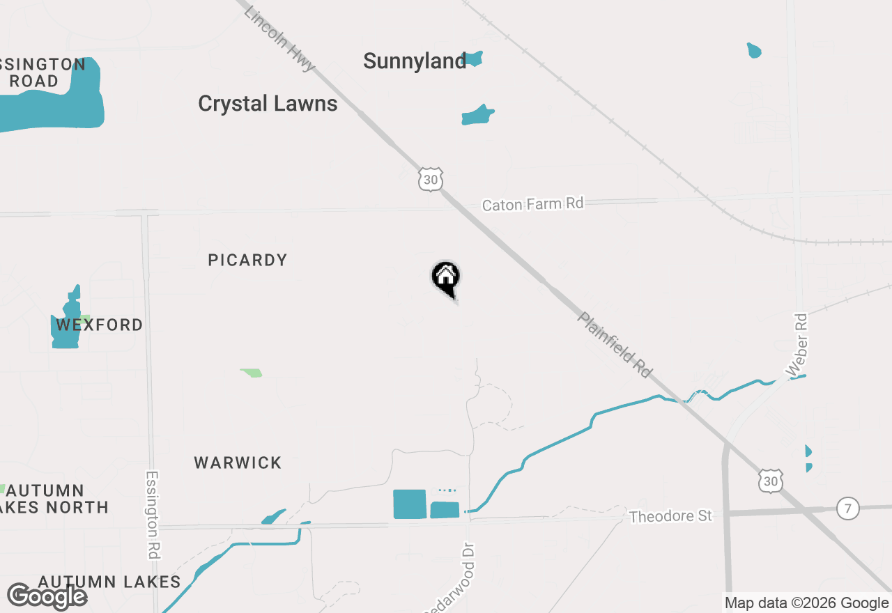 Map of 2201 Daffodil Drive, Crest Hill, IL 60403
