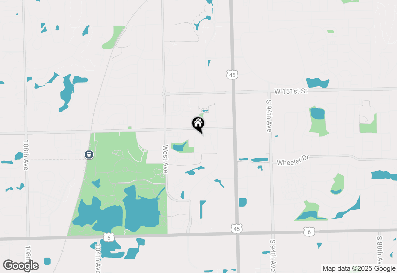 Map of 15315 Treetop Drive #2N, Orland Park, IL 60462