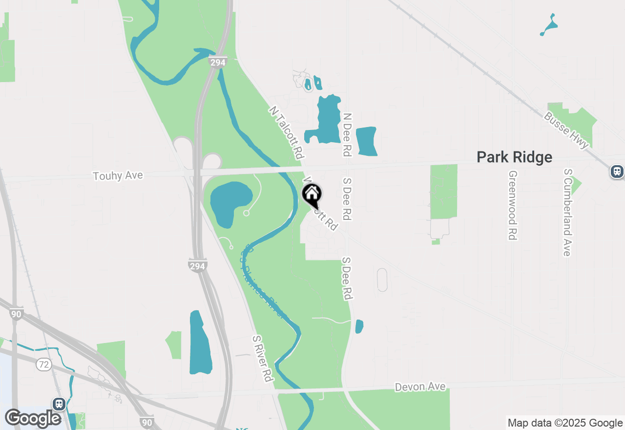 Map of 200 Thames Parkway #1K, Park Ridge, IL 60068