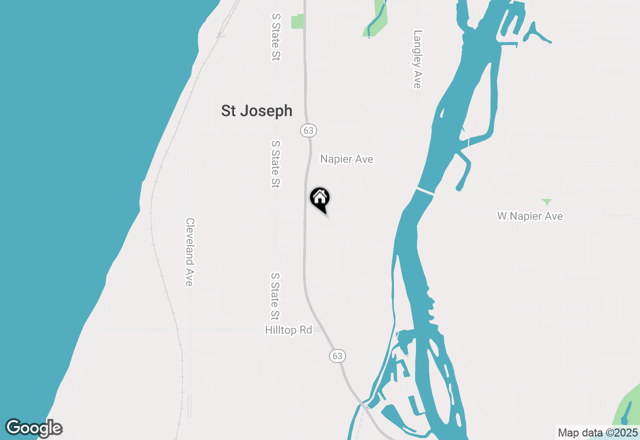 Map of 810 Botham Avenue, St. Joseph, MI 49085