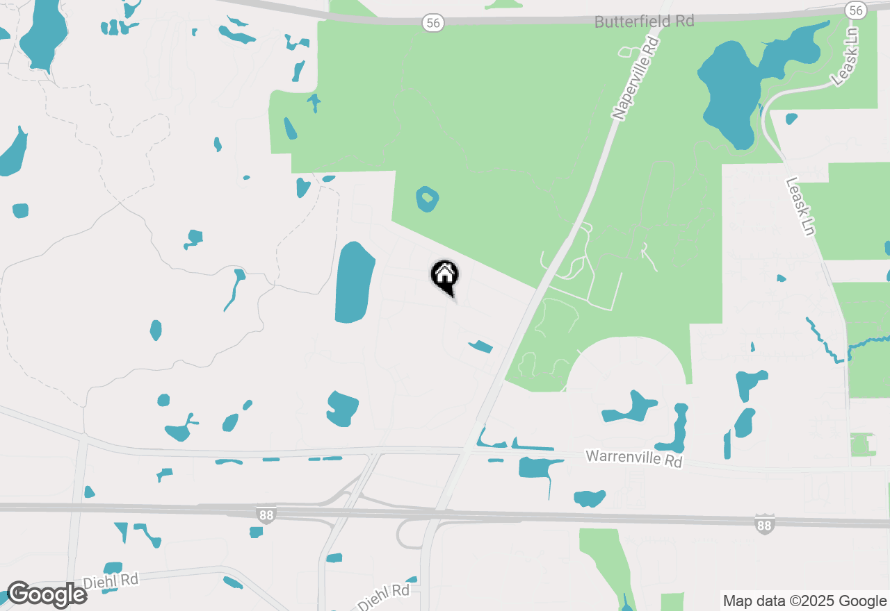 Map of 1259 Josiah Road, Naperville, IL 60563